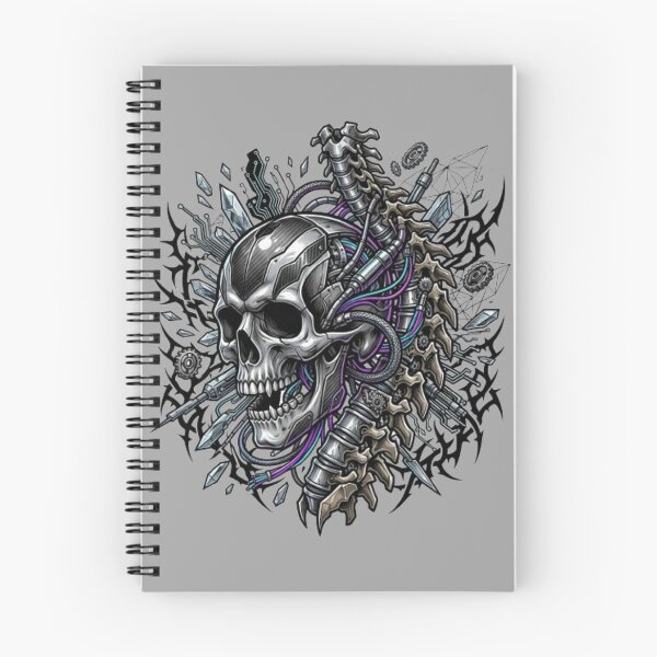 Item preview, Biomechanical Cyberpunk Skull Fusion designed and sold by krish-prints.