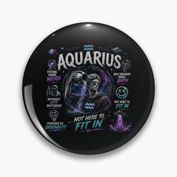 Item preview, Aquarius - embrace the cosmic difference designed and sold by Side Quest Co..