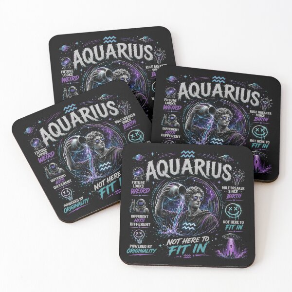 Item preview, Aquarius - embrace the cosmic difference designed and sold by Side Quest Co..