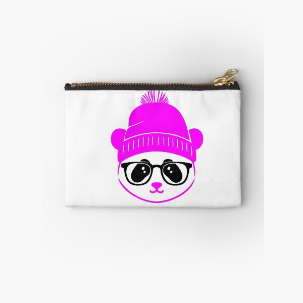 Item preview, Kawaii Panda Hat Glasses Winter Minimalist Nerd designed and sold by AstronautMerch.