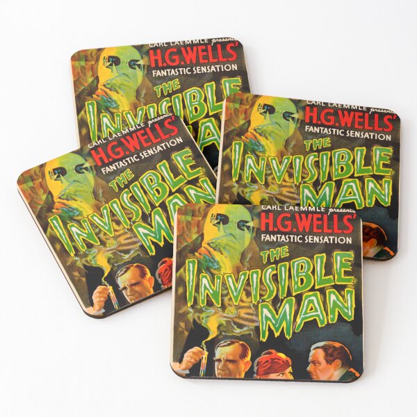 Item preview, The Invisible Man  vintage repro Horror movie Universal Monsters designed and sold by BlueLineLAX.
