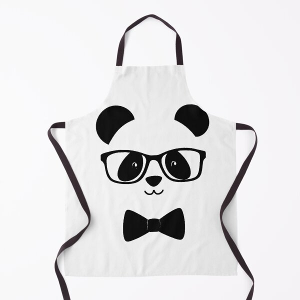 Item preview, Kawaii Panda Glasses Bow Tie Minimalist Nerd Chic designed and sold by AstronautMerch.