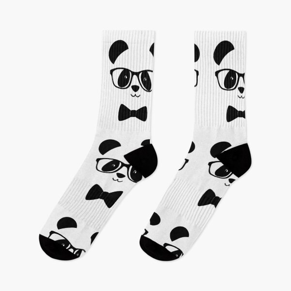 Item preview, Panda Kawaii Gafas Pajarita Minimal Nerd Chic designed and sold by AstronautMerch.