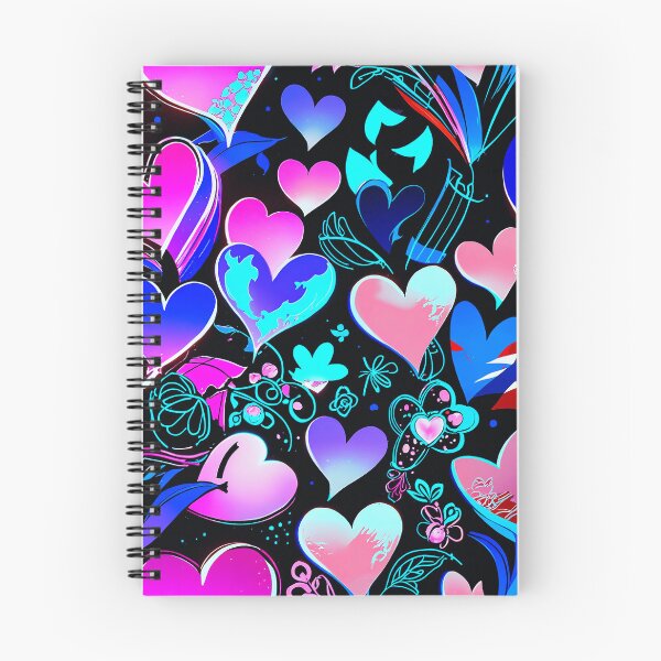 Item preview, Pastel Neon Hearts Pattern – Dreamy Romantic Love Aesthetic Design designed and sold by IMuDesigner.