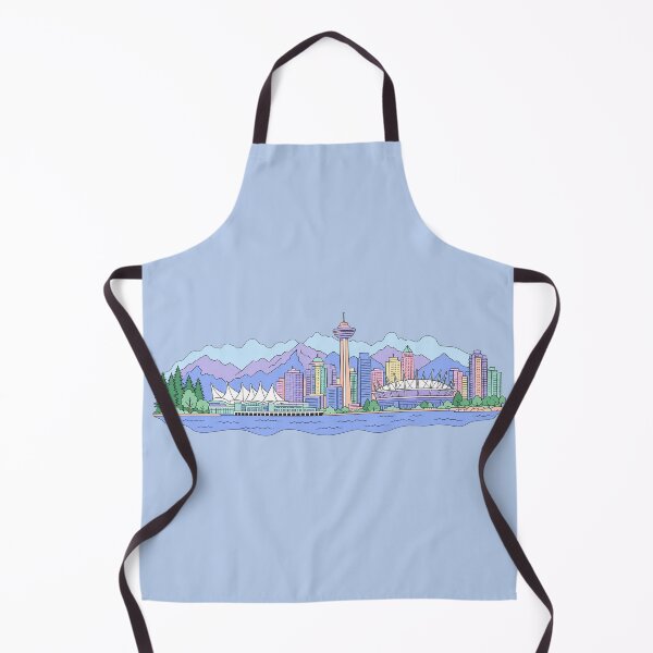 Item preview, Pastel Vancouver Skyline with Mountain Views designed and sold by EmberPageStudio.