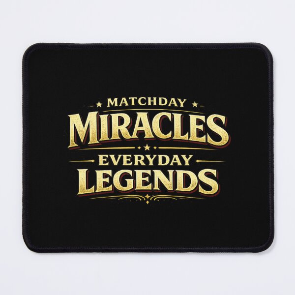 Item preview, Matchday Miracles Everyday Legends Football Typography designed and sold by PunchDrop.