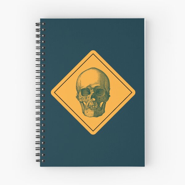 Item preview, Anatomical Skull | Vintage Skeleton Warning Sign designed and sold by NOXSCORP.