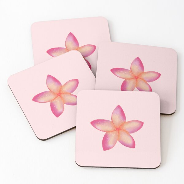 Item preview, Vibrant Pink Plumeria Tropical Frangipani Flower designed and sold by Pop & Punch.