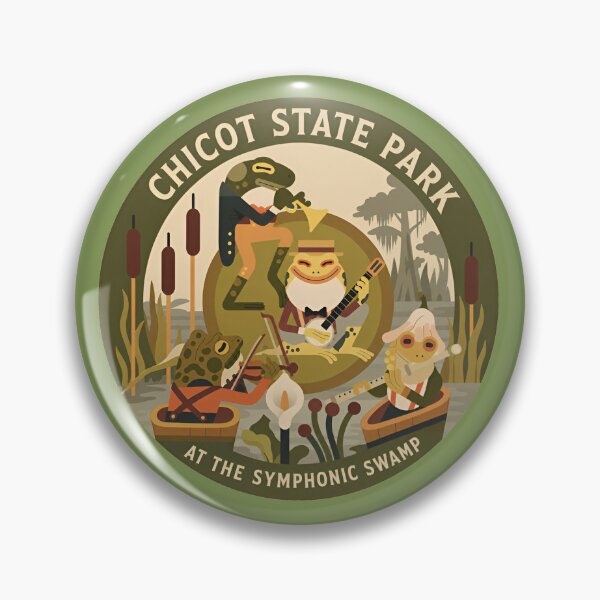 Item preview, Chicot State Park designed and sold by Broken Antler Designs .