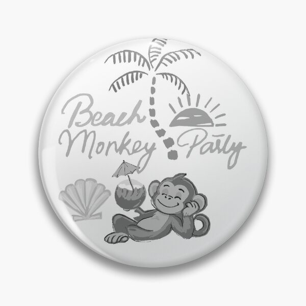 Item preview, Copy of Chilling Monkey - Monochrome Black designed and sold by Fabricatemyart.