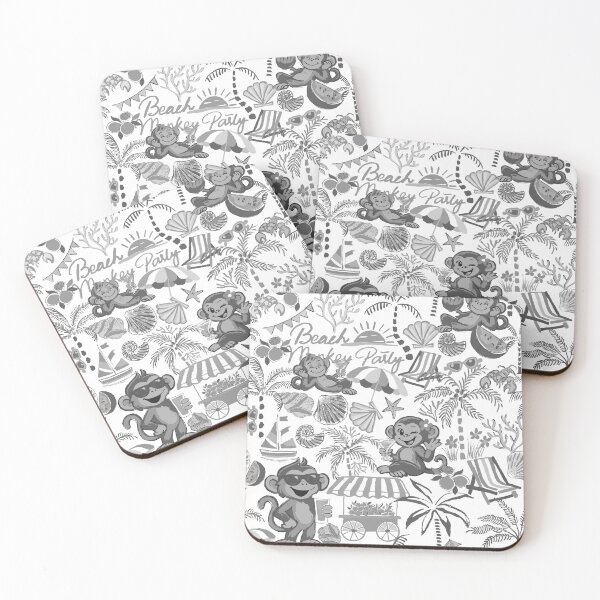 Item preview, Copy of Chilling Monkey - Monochrome Black designed and sold by Fabricatemyart.