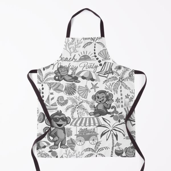 Item preview, Copy of Chilling Monkey - Monochrome Black designed and sold by Fabricatemyart.