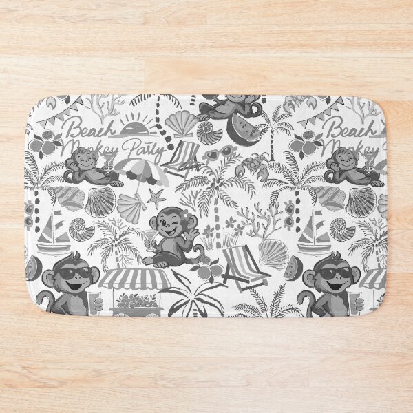 Item preview, Copy of Chilling Monkey - Monochrome Black designed and sold by Fabricatemyart.