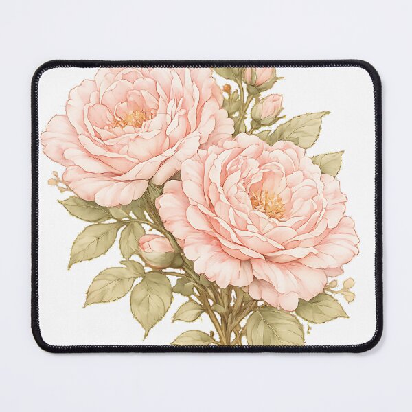 Item preview, Vintage Watercolor Pink Peonies Bouquet   designed and sold by Jaideep Walia.