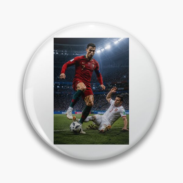 Item preview, Cristiano Ronaldo Step Over Power Dribble Poster designed and sold by mo-carnival.