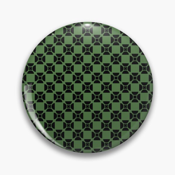 Item preview, Fern green & black geometric shapes designed and sold by Mint + Midnight.