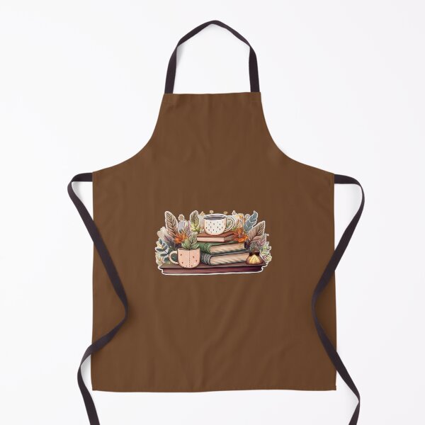 Item preview, Cozy Cottagecore Bookshelf with Coffee designed and sold by EmberPageStudio.