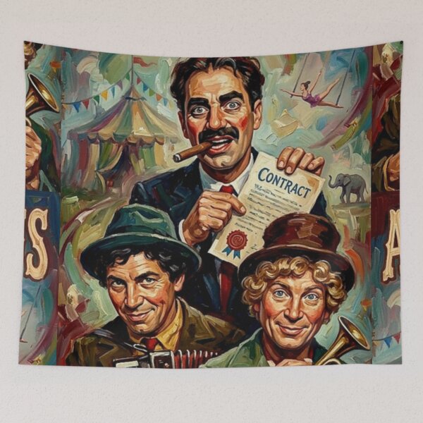 Item preview, At the Circus Retro Comedy Cult Classic Tribute Art Movie Poster designed and sold by Art's Diner.