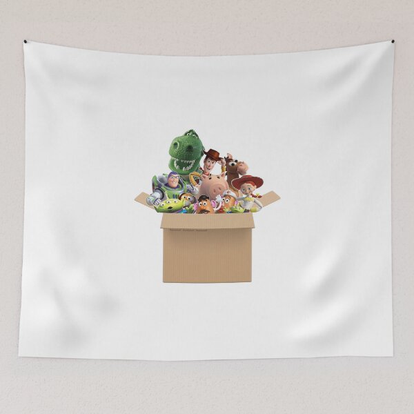 Aperçu de l'œuvre Personnages de Toy Story | Woody, Buzz Hamm, Rex, autocollant inspiré de Pixar créée et vendue par suh shop.