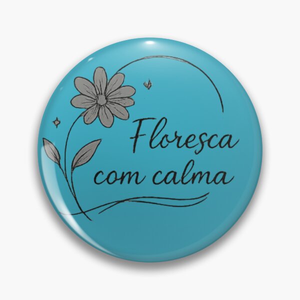Item preview, Bloom with Calm – Portuguese Inspirational Quote designed and sold by MotivArtes.