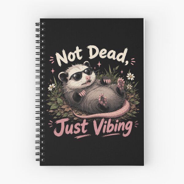 Item preview, Not Dead, Just Vibing Opossum designed and sold by GhoulishGraphX.