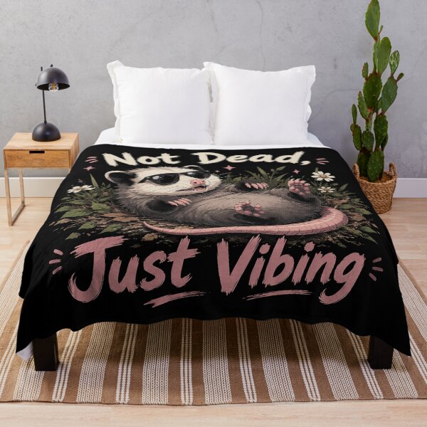 Item preview, Not Dead, Just Vibing Opossum designed and sold by GhoulishGraphX.