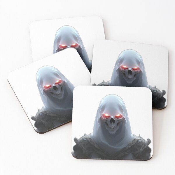 Item preview, Dark Fantasy Reaper Glowing Eyes Illustration designed and sold by DailyDoodlesBySumbul.