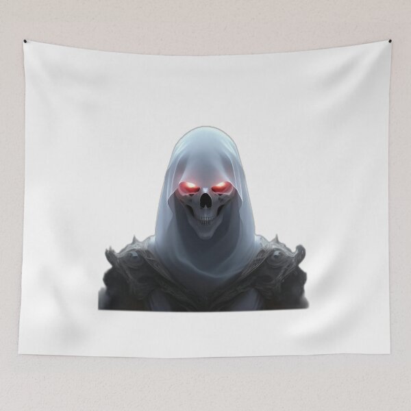 Item preview, Dark Fantasy Reaper Glowing Eyes Illustration designed and sold by DailyDoodlesBySumbul.