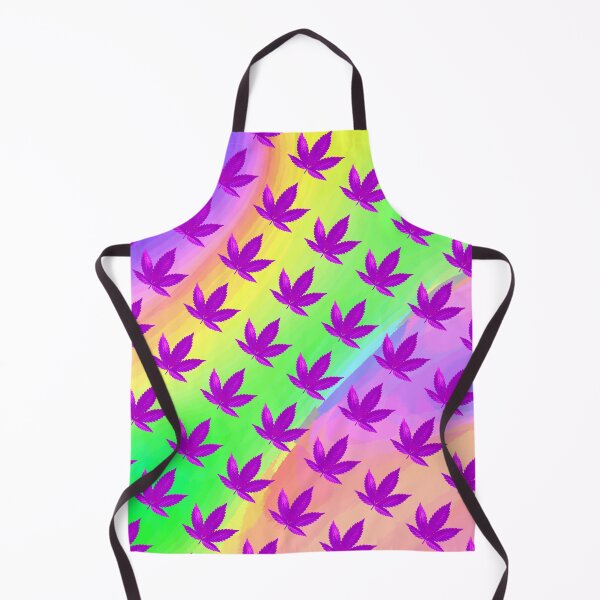 Item preview, Purple Cannabis Leaf Pattern | Colorful 420 Rainbow Weed Aesthetic Design designed and sold by  CannaGranny™ .