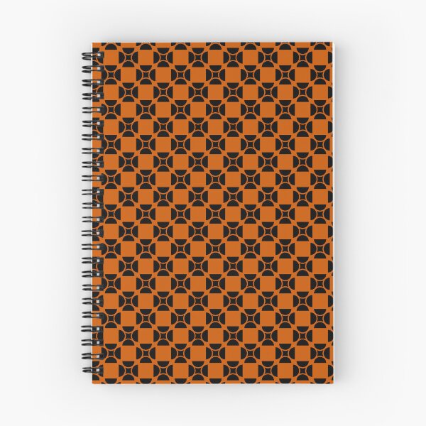 Item preview, Burnt orange & black geometric shapes designed and sold by Mint + Midnight.