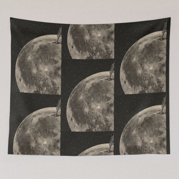 Item preview, Vintage Moon Landing — Classic Nasa Apollo Mission designed and sold by PastelParasite.