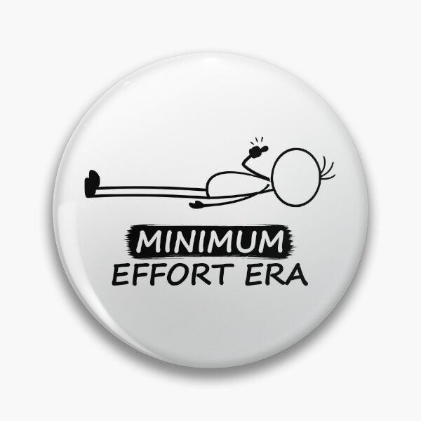 Item preview, Minimum Effort Era Funny Stick Figure designed and sold by Pebl-Co.