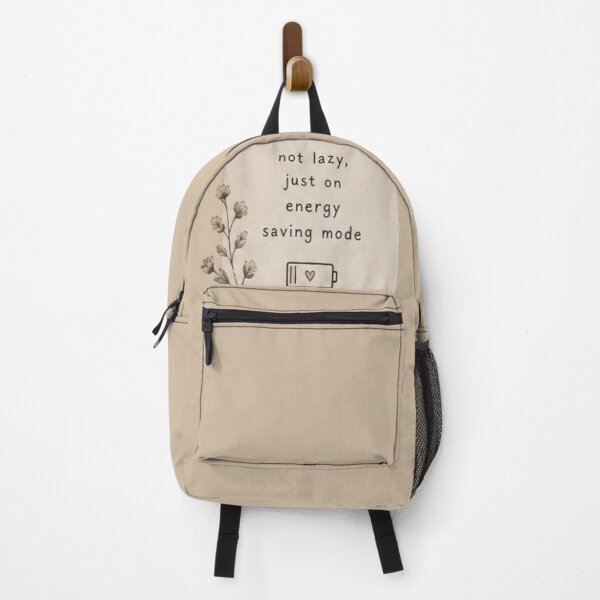 Item preview,     Funny Energy Saving Mode Tote Bag Design | Cute Minimalist Floral PNG designed and sold by Roya10.
