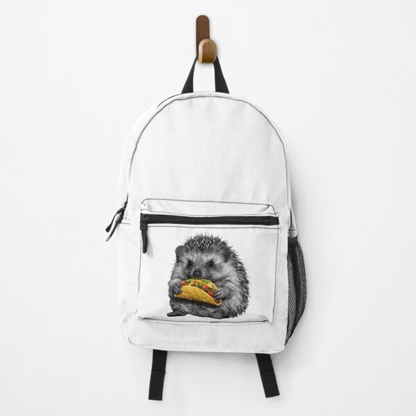 Item preview, Hedgehog Holding a Taco Shirt – Funny Chaos Animal Design designed and sold by Tws-Tees.