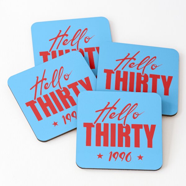 Item preview, Hello Thirty, Born In 1996 30th Birthday Gift. A perfect gift to celebrate your thirtieth birthday with style. Black text version designed and sold by illeN-Art-World.