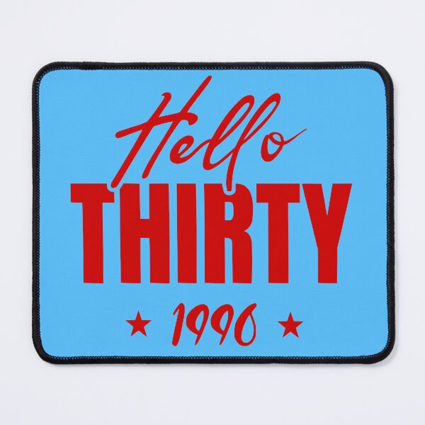 Item preview, Hello Thirty, Born In 1996 30th Birthday Gift. A perfect gift to celebrate your thirtieth birthday with style. Black text version designed and sold by illeN-Art-World.