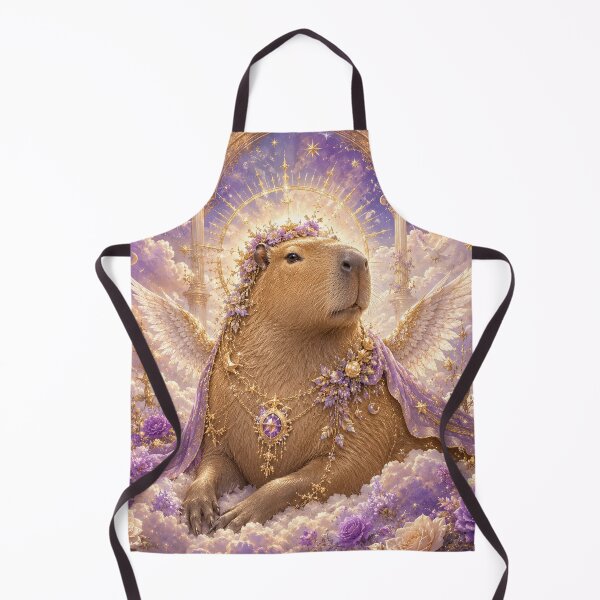 Item preview, Angelic Heavenly Consecrated Capybara designed and sold by Weirdwildco69.