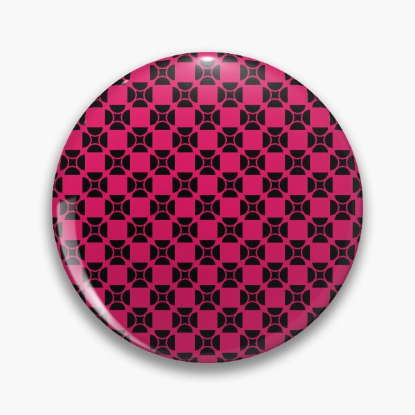 Item preview, Ruby & black geometric shapes designed and sold by Mint + Midnight.