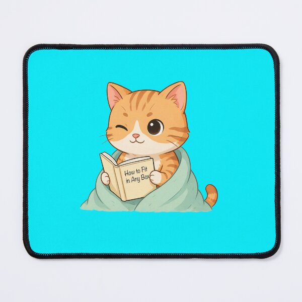 Item preview, Ginger Kitten Reading a Book designed and sold by Tiny Rage Crea.