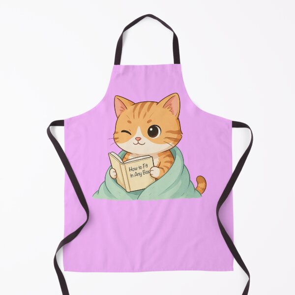 Item preview, Ginger Kitten Reading a Book designed and sold by Tiny Rage Crea.
