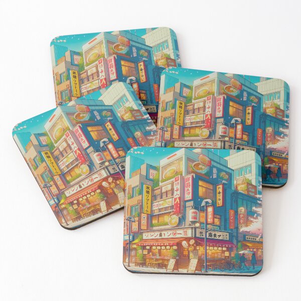 Item preview, Shiki In The City -  Springtime Ramen Hub designed and sold by ZenGrooves.