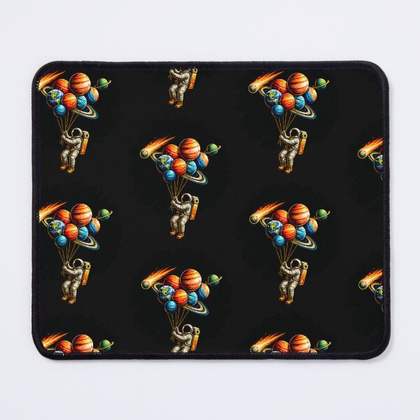Item preview, Balloon Astronaut Frontier Deep Space Illustration designed and sold by Genius Geek.