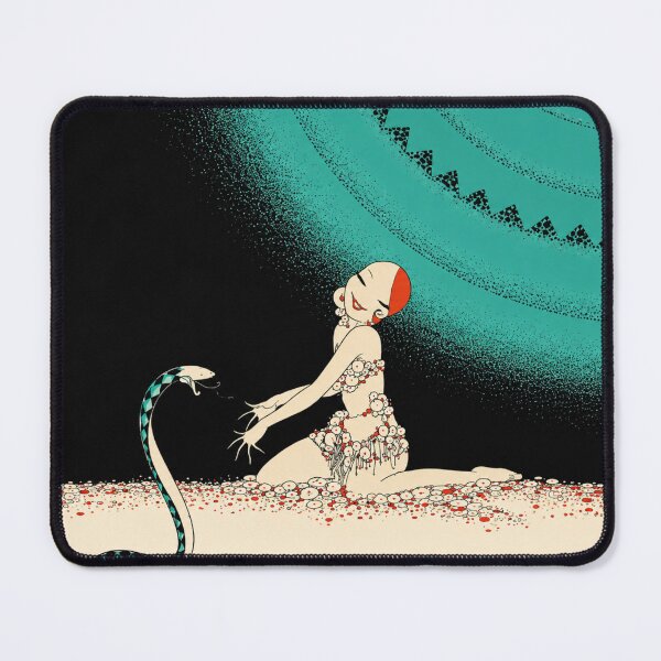 Item preview, Art Deco Illustration Exotic Dancer Snake Vintage Art Lovers designed and sold by RickE.