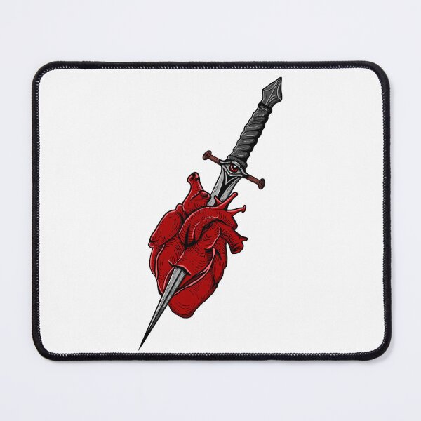 Item preview, Stabbed in the heart designed and sold by InkKountess.
