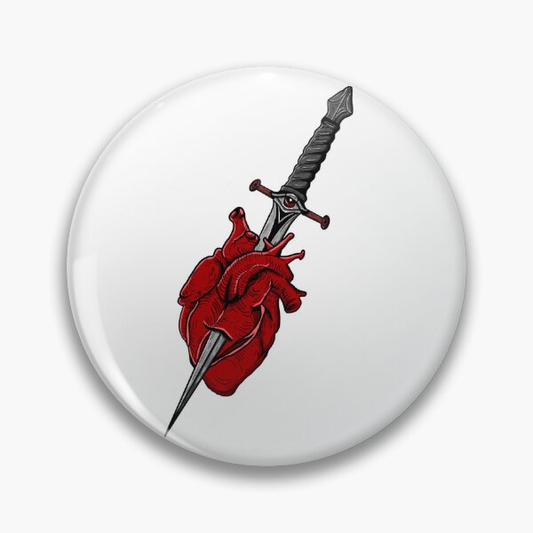 Item preview, Stabbed in the heart designed and sold by InkKountess.