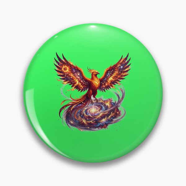 Item preview, Majestic Cosmic Phoenix Bird Rising From The Ashes designed and sold by Utopian-Magic.