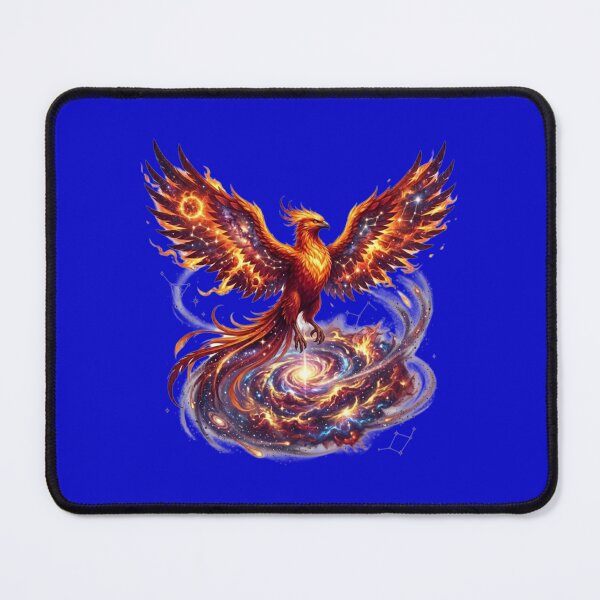 Item preview, Majestic Cosmic Phoenix Bird Rising From The Ashes designed and sold by Utopian-Magic.