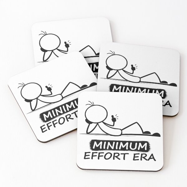 Item preview, Minimum Effort Era Funny Stick Figure designed and sold by Pebl-Co.