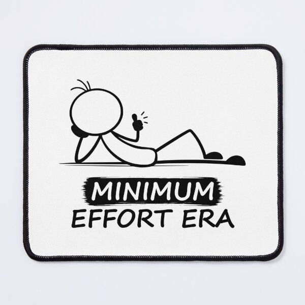 Item preview, Minimum Effort Era Funny Stick Figure designed and sold by Pebl-Co.
