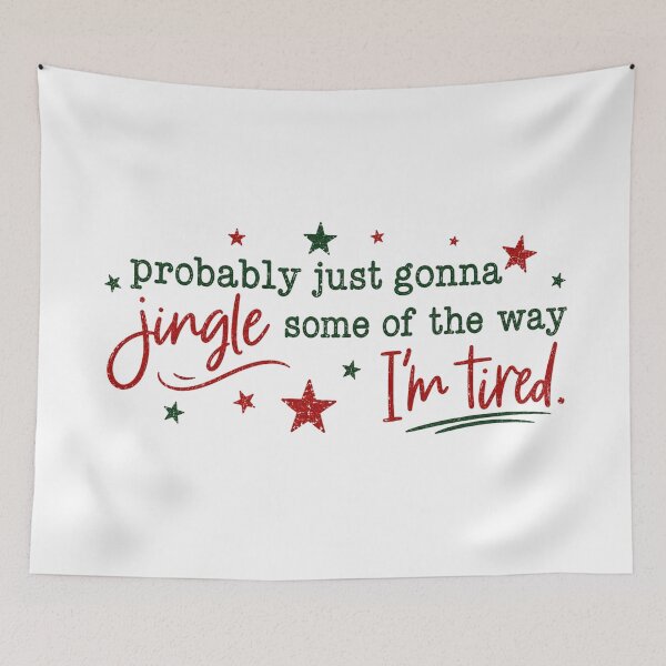 Item preview, Jingle some of the way, tired designed and sold by Side Quest Co..